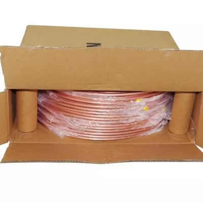 Bobina luminosa 150mm del tubo della metropolitana di rame di ASTM C12200 per l'attrezzatura di refrigerazione