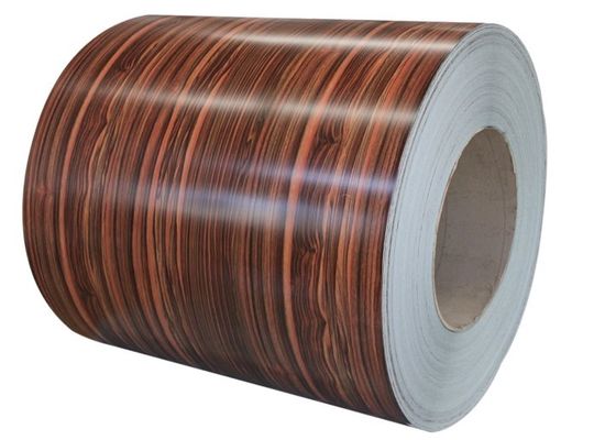 BACCANO rivestito del grano JIS di legno di simulazione della bobina 0.2MM della lamiera di acciaio di colore di 1200MM
