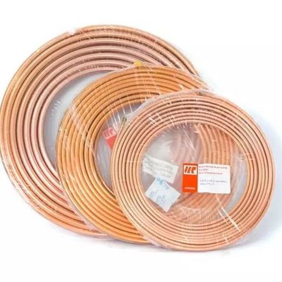Bobine del tubo della metropolitana di rame di ASTM B280 Cu di 50FT di 3/8&quot;/rotolo C10920