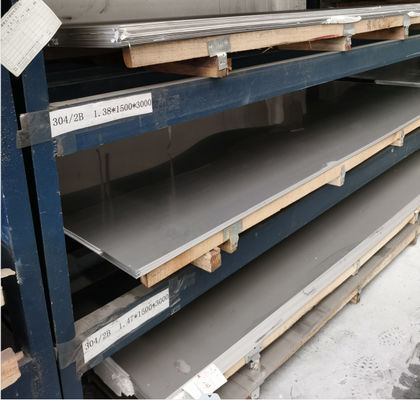 14 Gauge 304 Lamiera in acciaio inossidabile 4 &quot;X 8&quot; Resistenza all'ossidazione