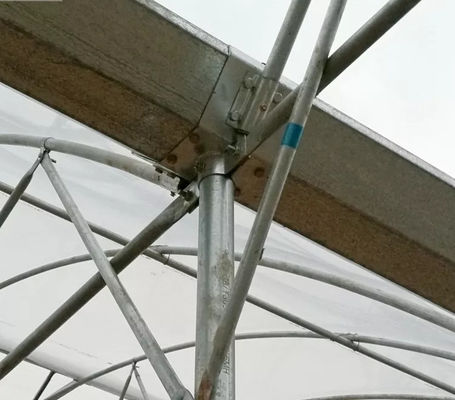Grondaia per la pioggia in acciaio zincato per serra collegata commerciale 2,0 mm