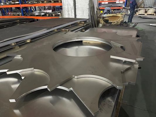 Taglio del piatto di acciaio inossidabile del bordo 310S della fessura intorno a 2000mm