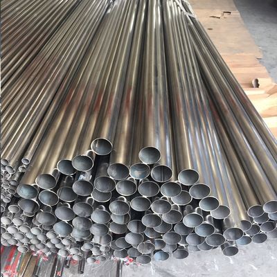 Il tubo di acciaio inossidabile di ASTM A554 ha saldato le pareti sottile 304 giro vuoto di 200mm - di 16m
