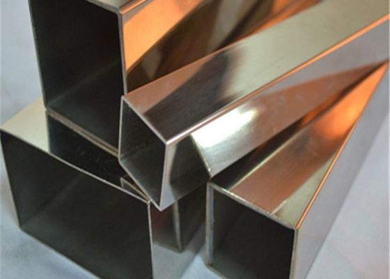 I tubi di acciaio di ASTM AISI 317L ss 2b finiscono il tubo rettangolare 1mm di acciaio inossidabile