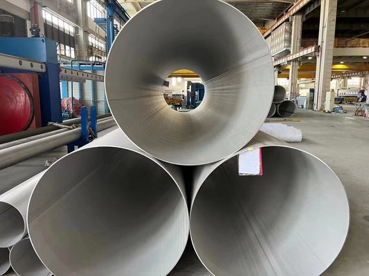 304 2205 diametro 150mm del tubo di acciaio inossidabile di 904L ERW grande